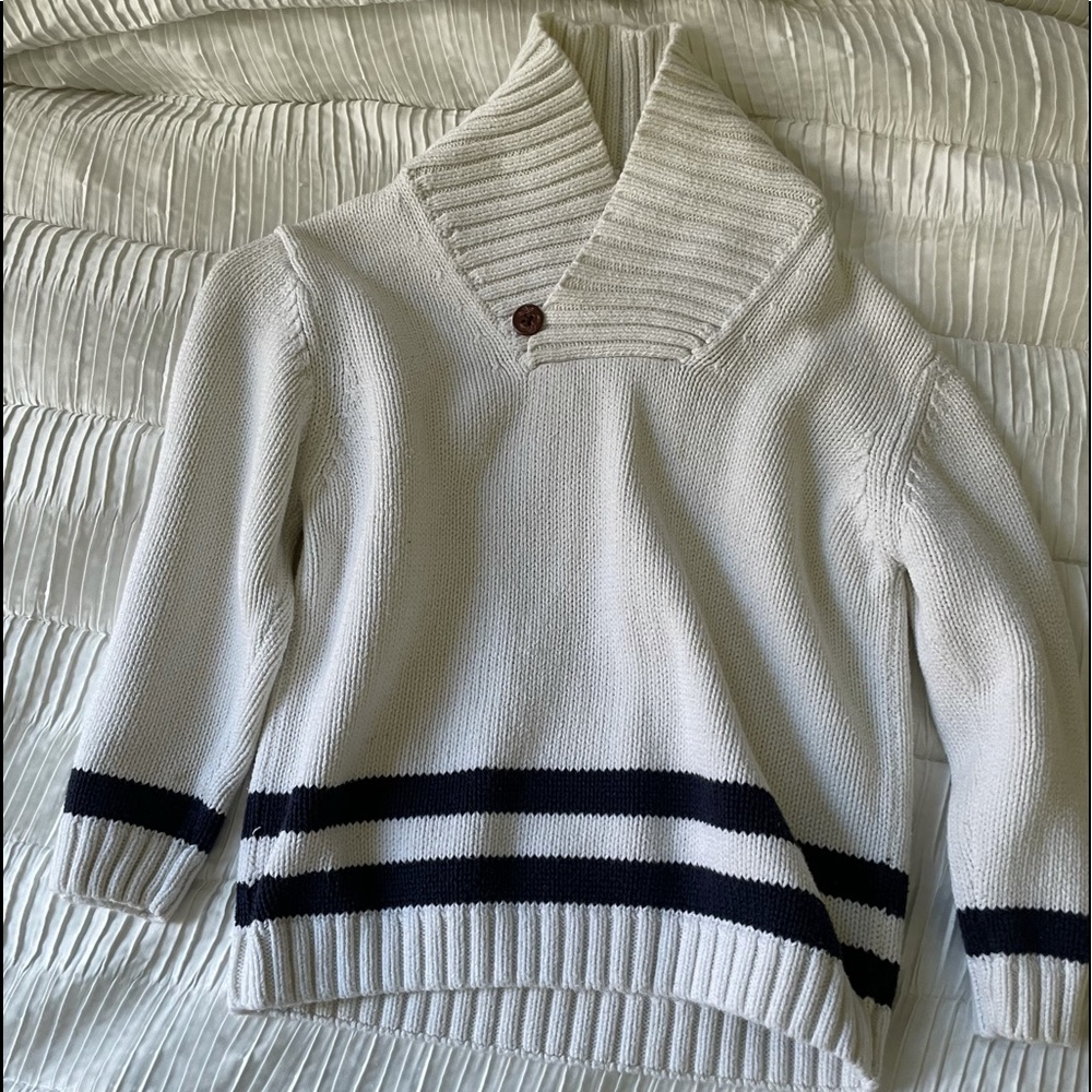 Janie and Jack Boy Nautical Sweater 2t
